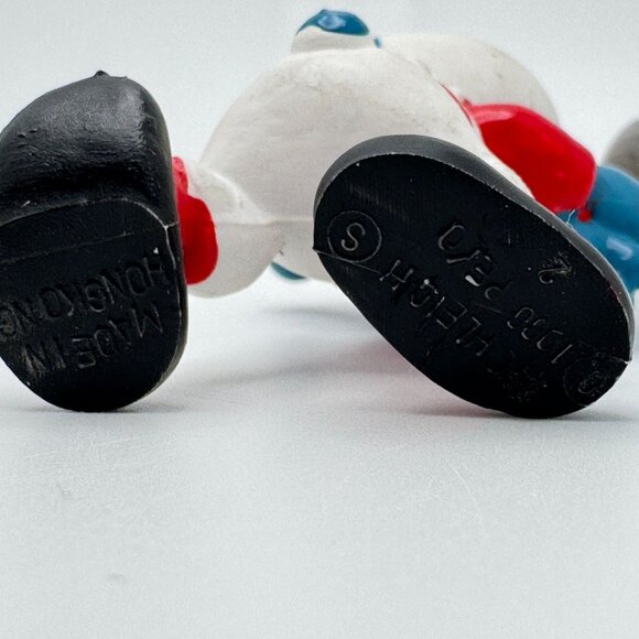 Smurf Figurine Lot of 3 Baseball Batter Gift Smurf Leprechaun Schleich Vtg - Picture 13 of 16